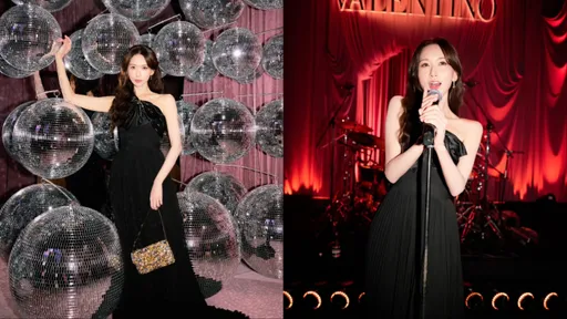 林志玲穿美美跑Valentino复古趴　 优雅造型难掩反差歌手魂