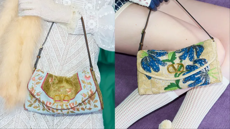 長方形的DeVain包透過解構筆觸，營造出流動且輕盈的當代感。品牌提供