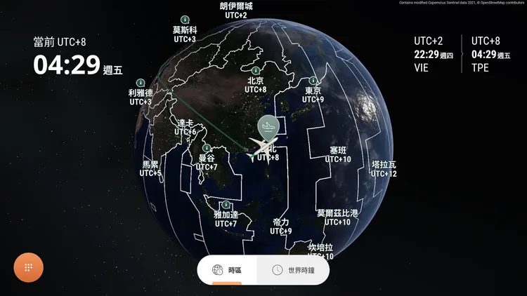 國航將導入Panasonic Avionics Corporation旗下的Arc™3D立體飛行地圖。長榮航空提供
