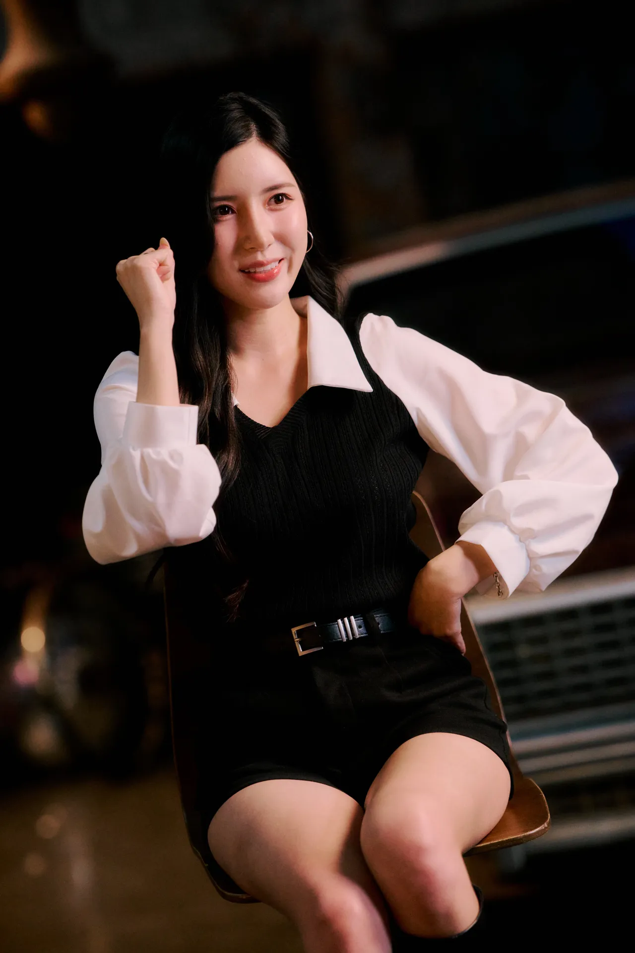 南珉贞以自身经历分享啦啦队实战心法。公视台语台提供