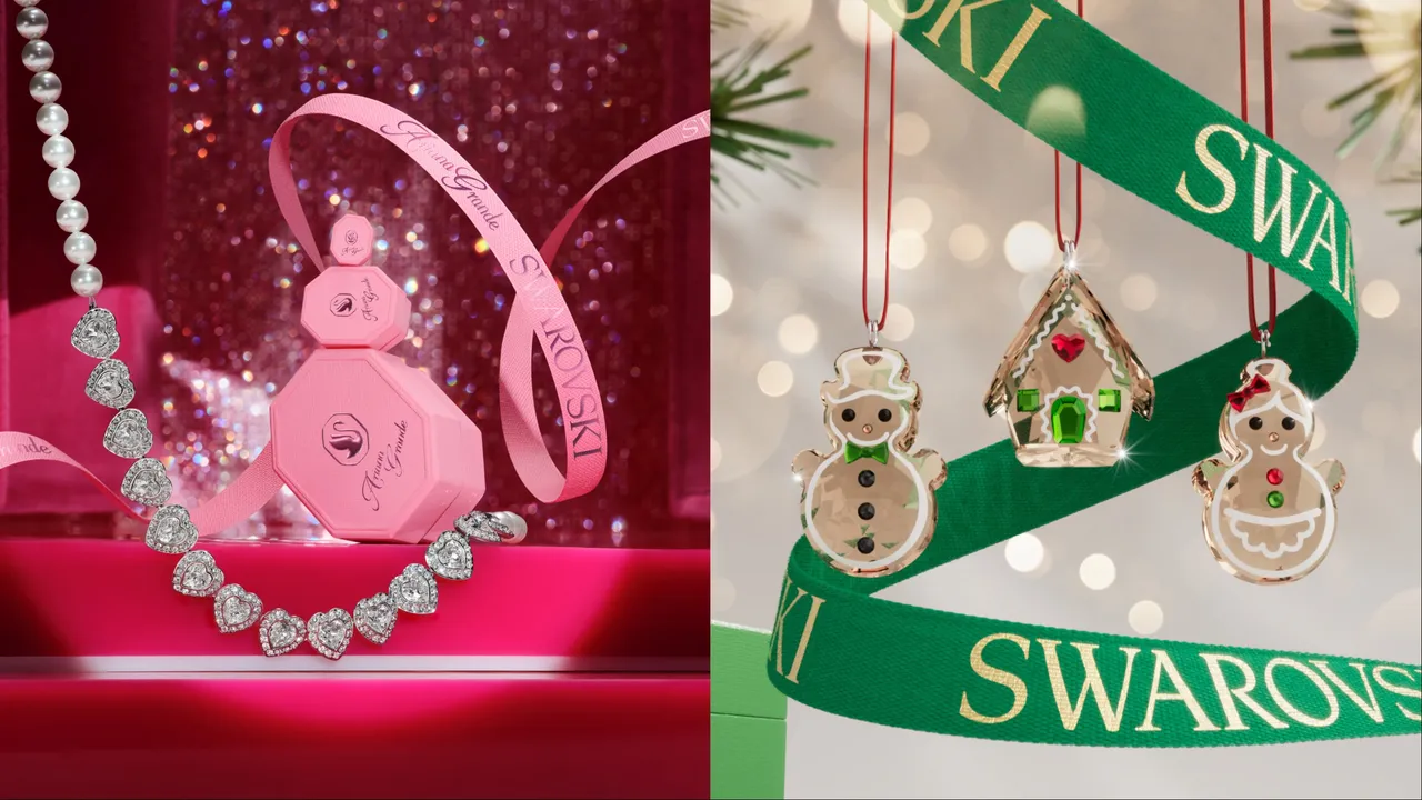 SWAROVSKI推出聖誕系列。品牌提供