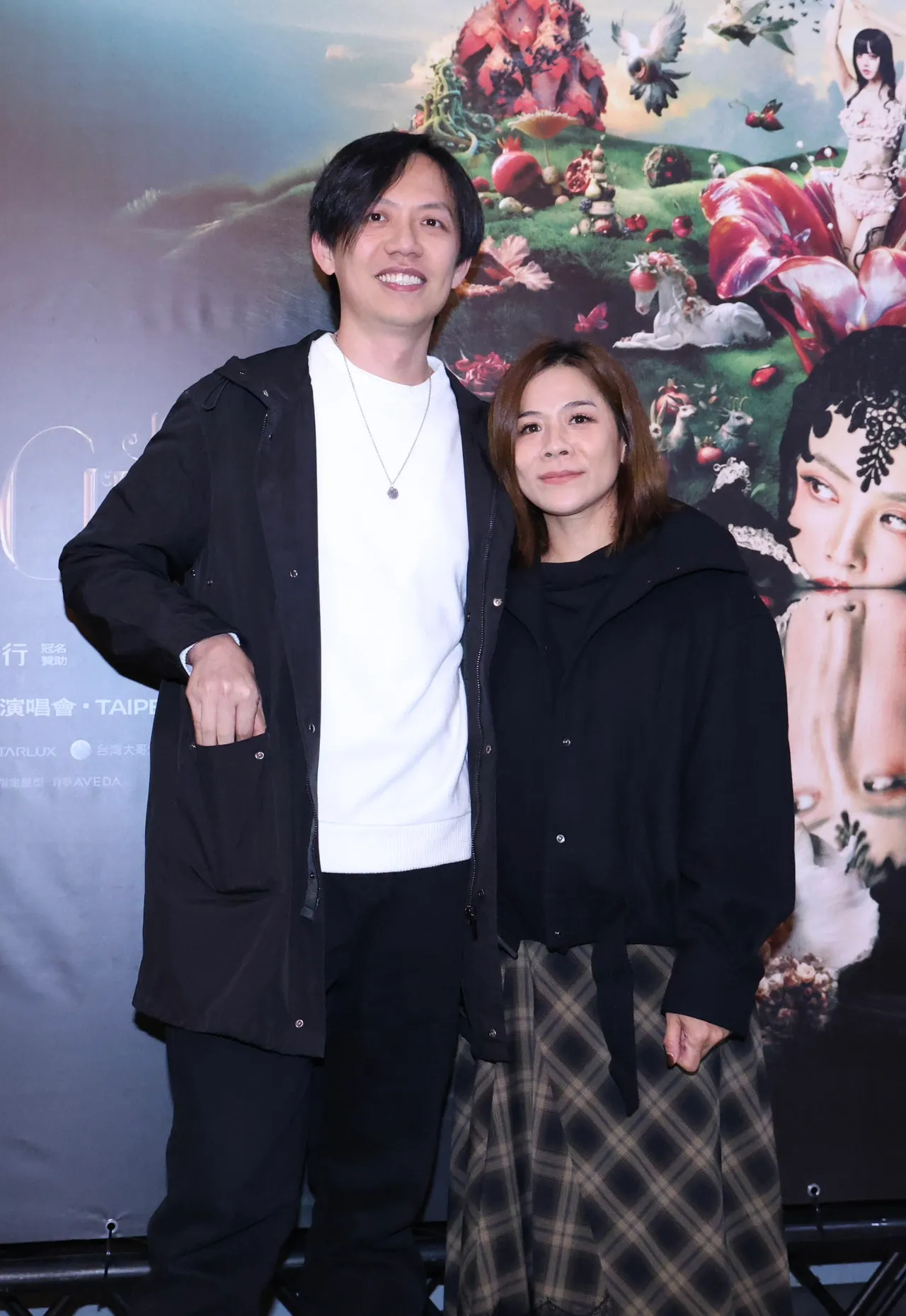 江美琪与老公到场聆听。庄宗达摄