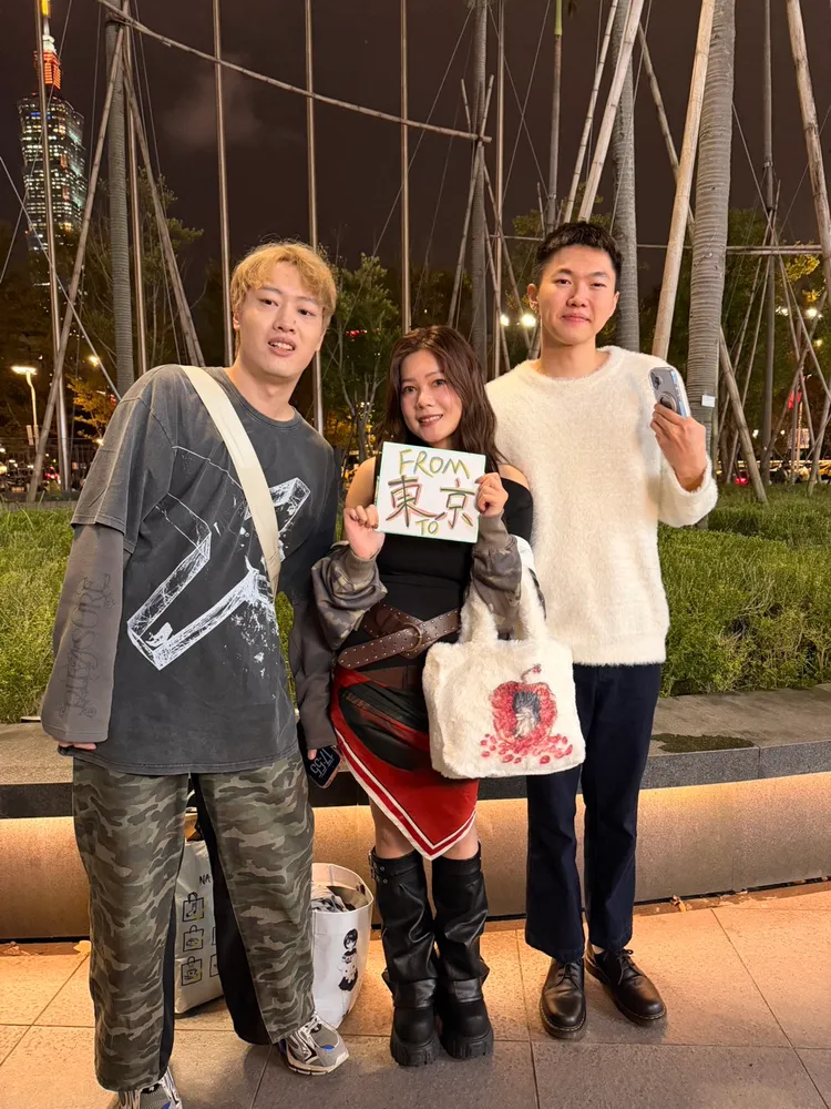 蔡依林的粉絲Luca特別從日本來台，一口氣買了3場天后的門票。林丞偉攝