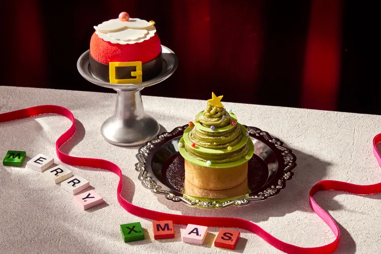台北喜來登大飯店聖誕限定甜點「胖聖誕」、「聖誕之森」，可愛討喜造型與美味兼具，是佳節不可或缺的甜心獻禮。業者提供