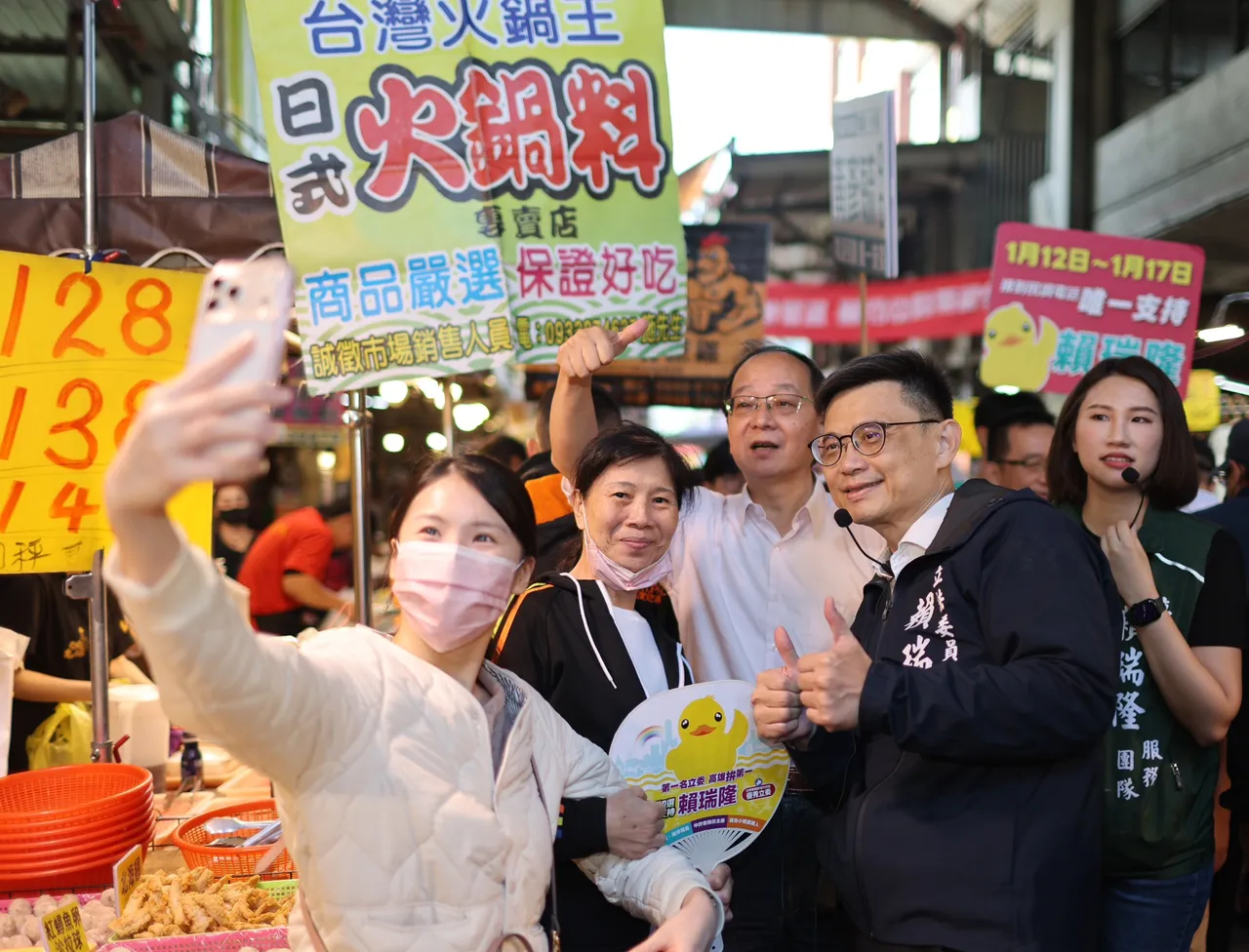 力甩儿涉霸凌风波！赖瑞隆今再扫市场拚初选