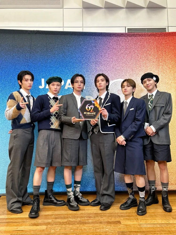 韓團BOYNEXTDOOR得到新人獎。翻攝官方X