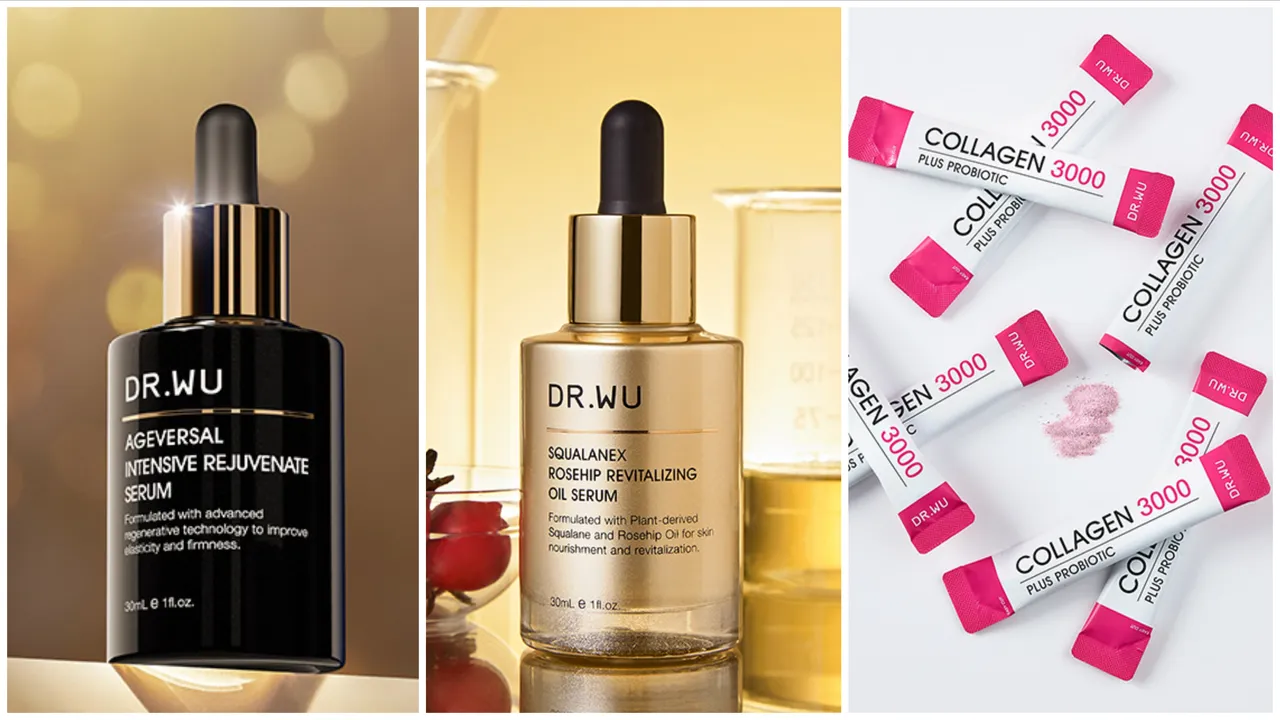 DR.WU帶來「訊號保養」概念，推出逆時抗老雙精華組。品牌提供