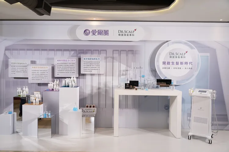 愛爾麗今年與韓國Dr.Scalp合作。彭欣偉攝