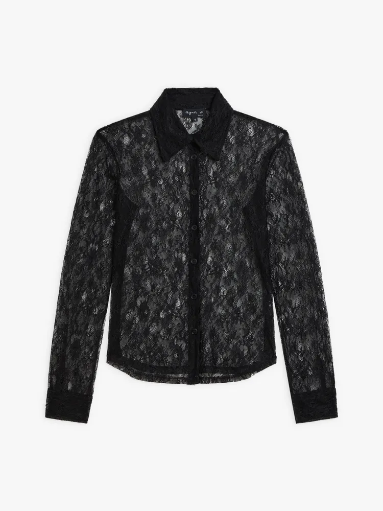 agnès b. Boys Boys蕾絲襯衫，1萬6580元。品牌提供