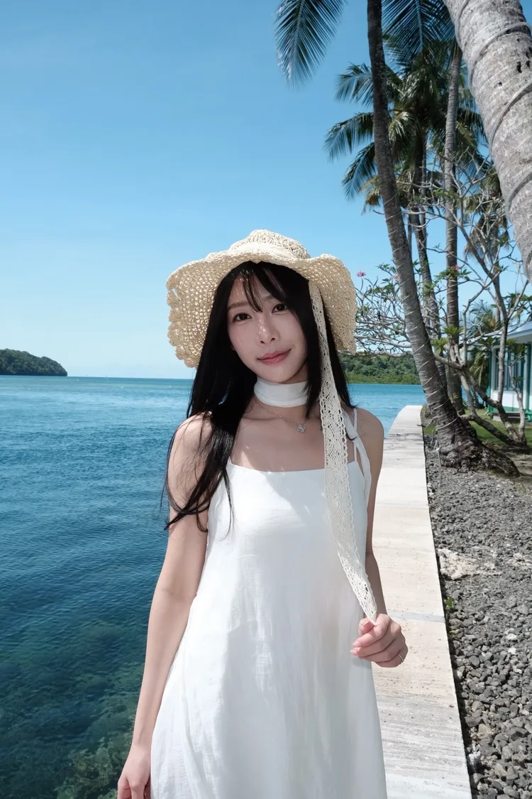 Kira剛從帛琉潛水回來。樂天桃園提供