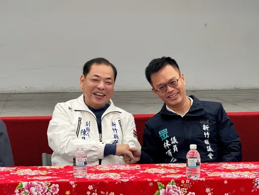 竹县蓝白合启动！　民众党议员林硕彦挺陈见贤参选新竹县长