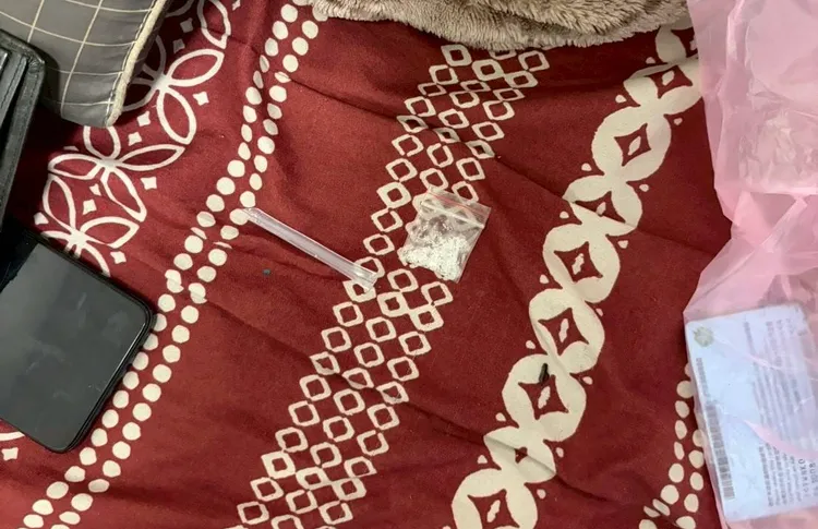 現場查獲毒品。翻攝畫面