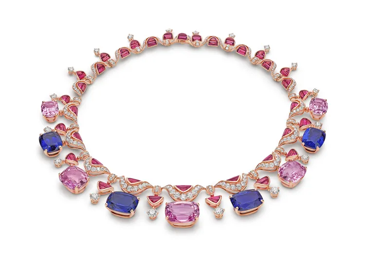 BVLGARI Midnight Riviera頂級彩寶與鑽石項鍊。品牌提供