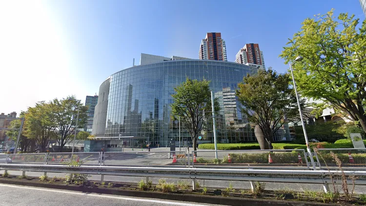 朝日电视台总部外观。翻摄自Google地图