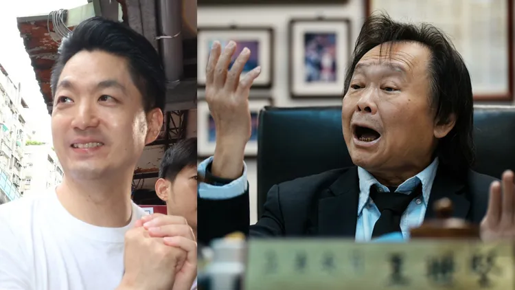 台北市長蔣萬安（左）、民進黨立委王世堅（右）。合成圖，資料照
