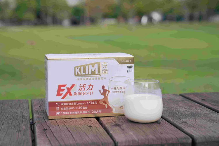 「克寧活力EX 魚油UC-II®配方」一杯就能補充足量UC-II、魚油、高鈣與優蛋白，更符合現代人的日常需求。業者提供