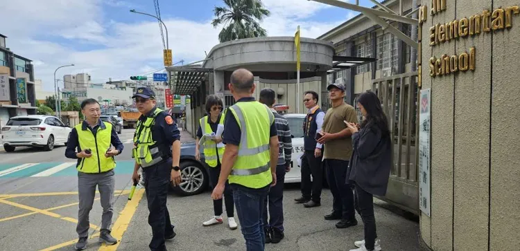 科技執法設備實地會勘。交通大隊提供