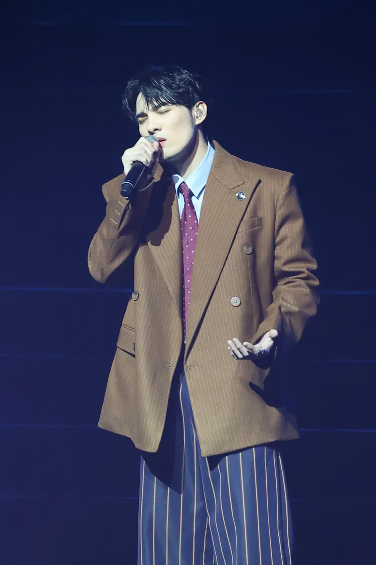 黃偉晉solo開唱展現唱功。彭欣偉攝