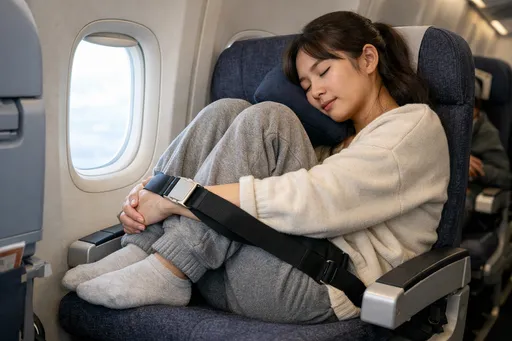 抖音疯传「机上最爽睡姿」　专家警告致命后果