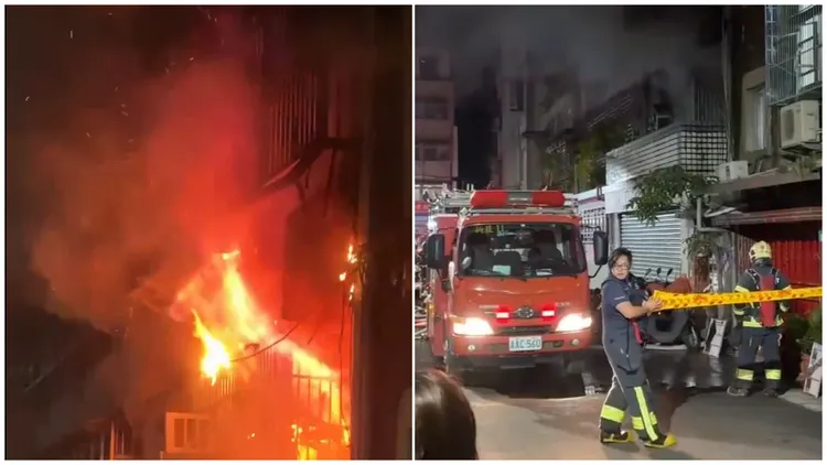 恐怖惡火燒新莊民宅，16歲少女葬身火窟。謝承恩提供