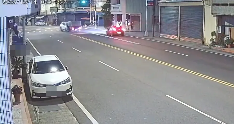 雲林斗南今清晨6時許發生2死2傷慘烈車禍。翻攝畫面