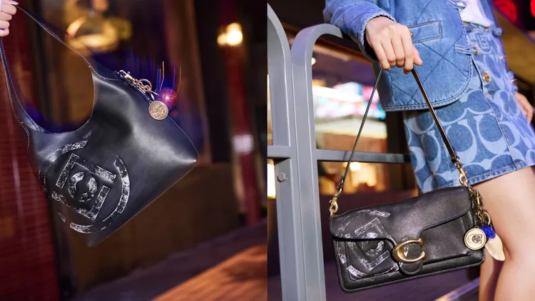 人氣手袋如Tabby、Brooklyn，也同步換上聯名印花。品牌提供