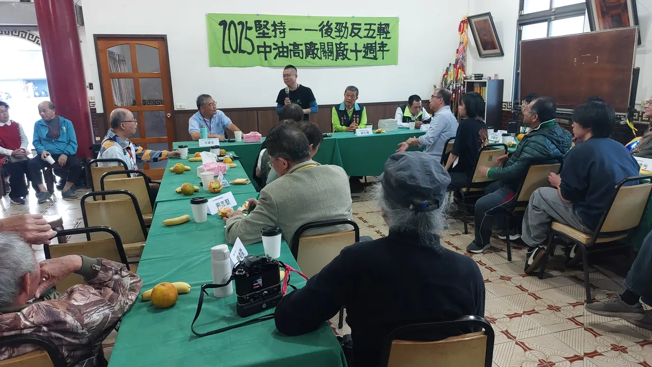 李根政说，后劲已转型成为台积电半导体产业基地，但电子产业并非没有污染，有关空污、水污、废弃物等都要持续监督。凃建丰摄