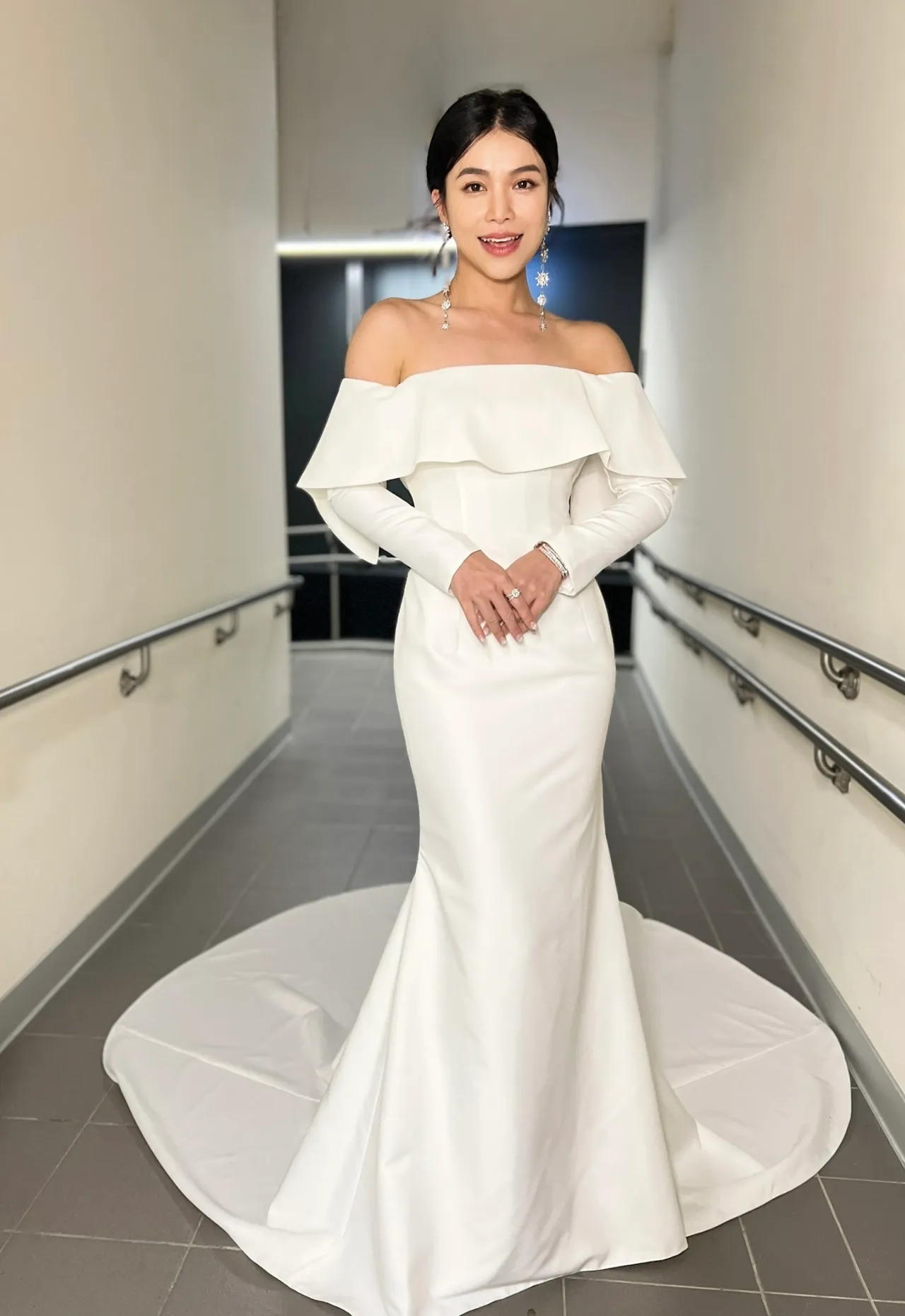 林芯仪当晚造型仙气飘飘。旺多福多媒体工作室提供