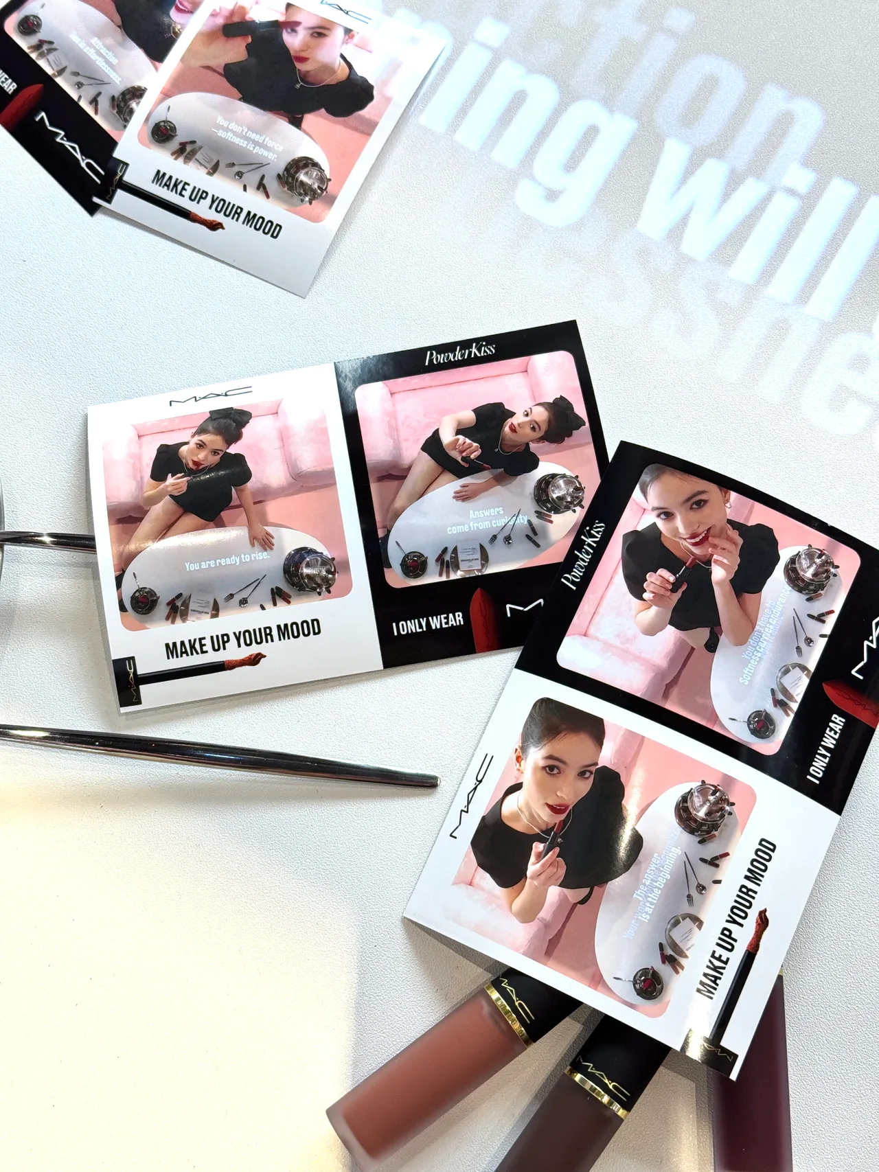 M.A.C轻亲心动拍贴。张家玲摄