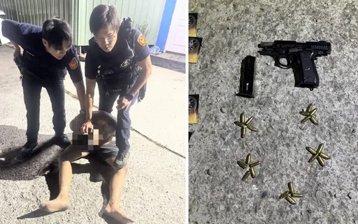 嚇死人！台中男狂喝20包毒品攜槍闖泳池　瞄準6歲女童扣扳機