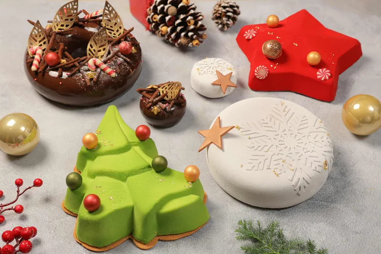 晶華聖誕甜點。業者提供
