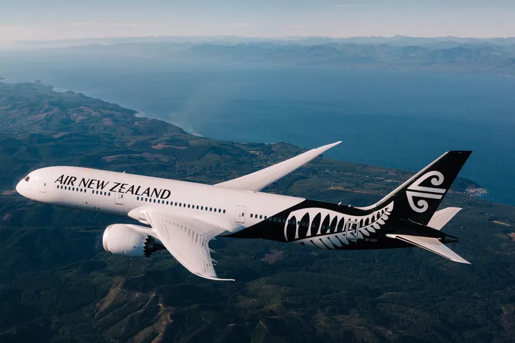 紐西蘭航空班機。紐西蘭航空提供