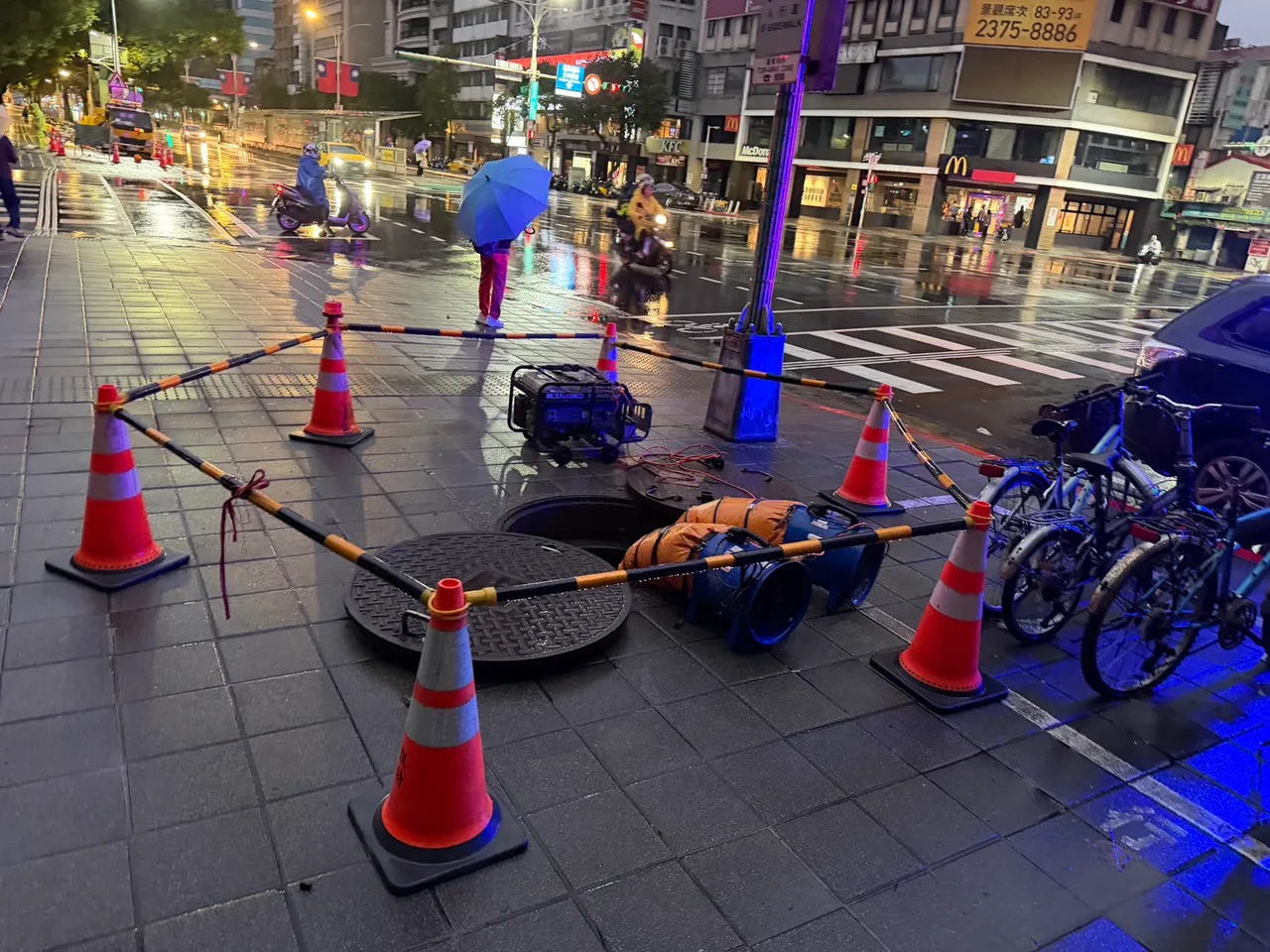 北市下水道惊传工人一氧化碳中毒昏迷　同事爬上地面呼救抢回一命