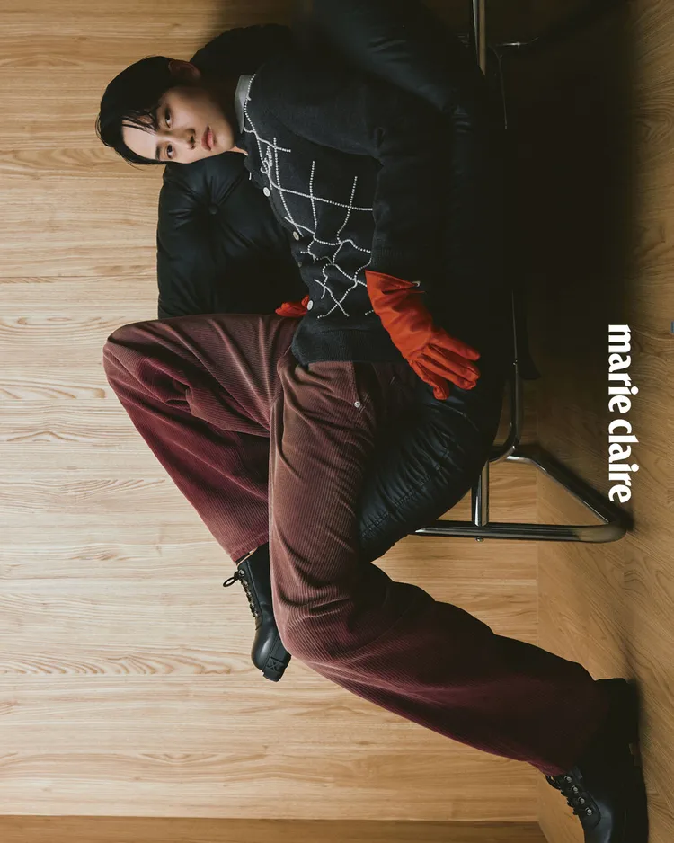 范少勳拍攝《Marie Claire美麗佳人》封面。《Marie Claire美麗佳人》國際中文版提供