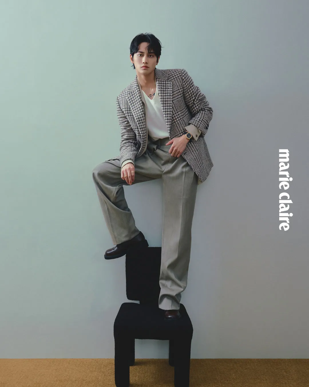 范少勳拍攝《Marie Claire美麗佳人》封面。《Marie Claire美麗佳人》國際中文版提供