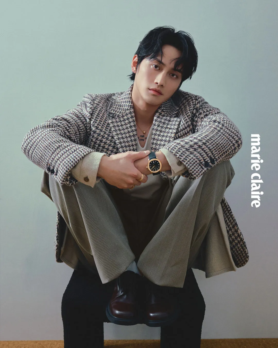 范少勳拍攝《Marie Claire美麗佳人》封面。《Marie Claire美麗佳人》國際中文版提供