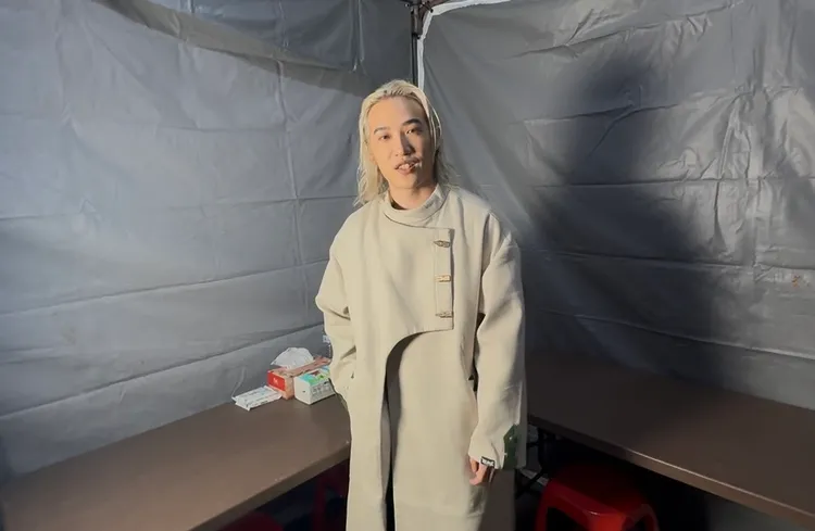 熊仔当爸后首露面。林秭渝摄