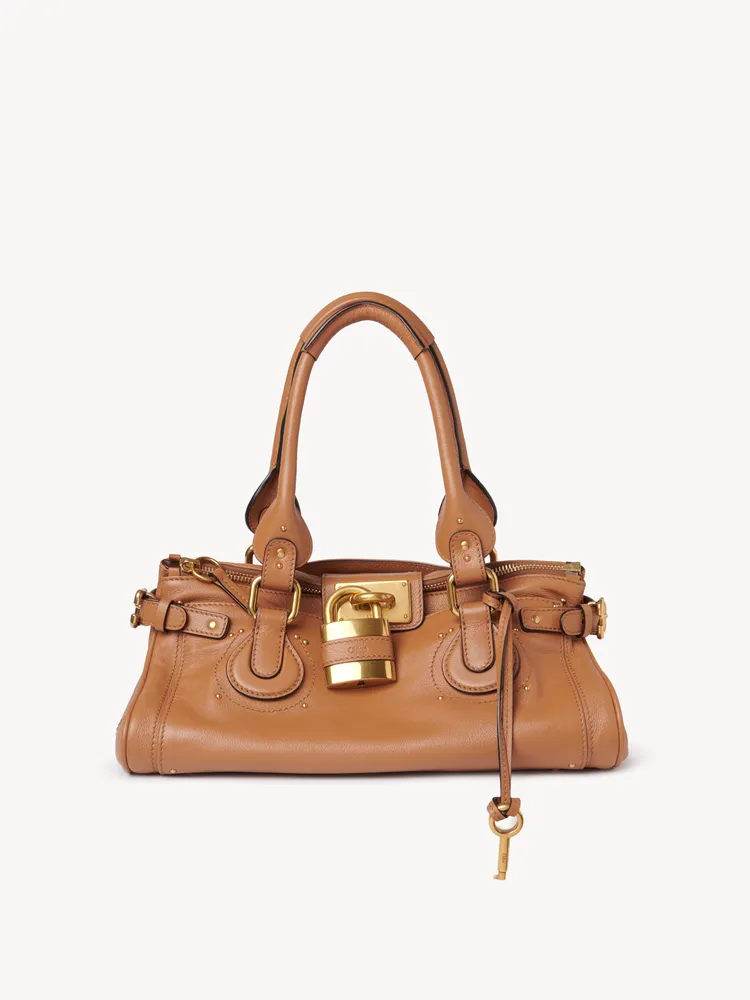 Chloé Paddington野馬棕鎖頭包，8萬9900元。品牌提供