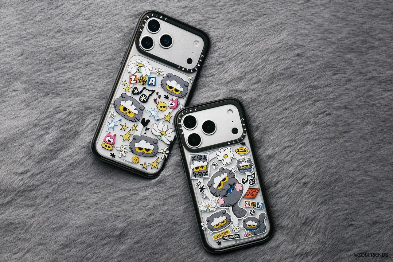 ZO&FRIENDS x CASETiFY 联名系列推出多款手机壳印花设计，为粉丝带来视觉上的乐趣与惊喜。CASETiFY提供
