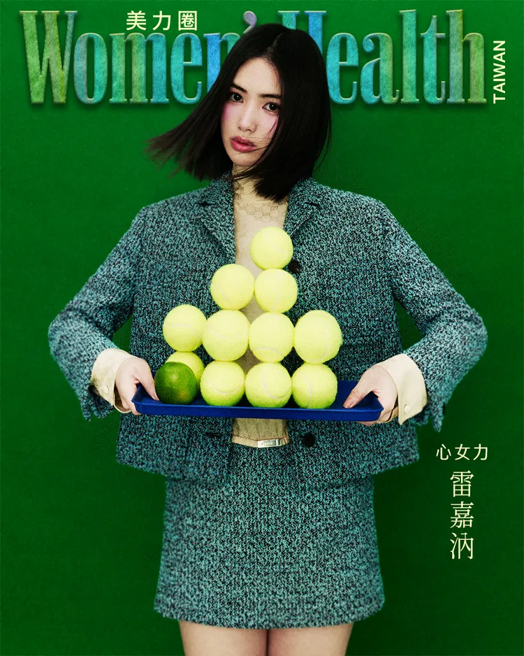 雷嘉汭拍攝《Women’s Health》數位版封面。《Women’s Health》美力圈提供