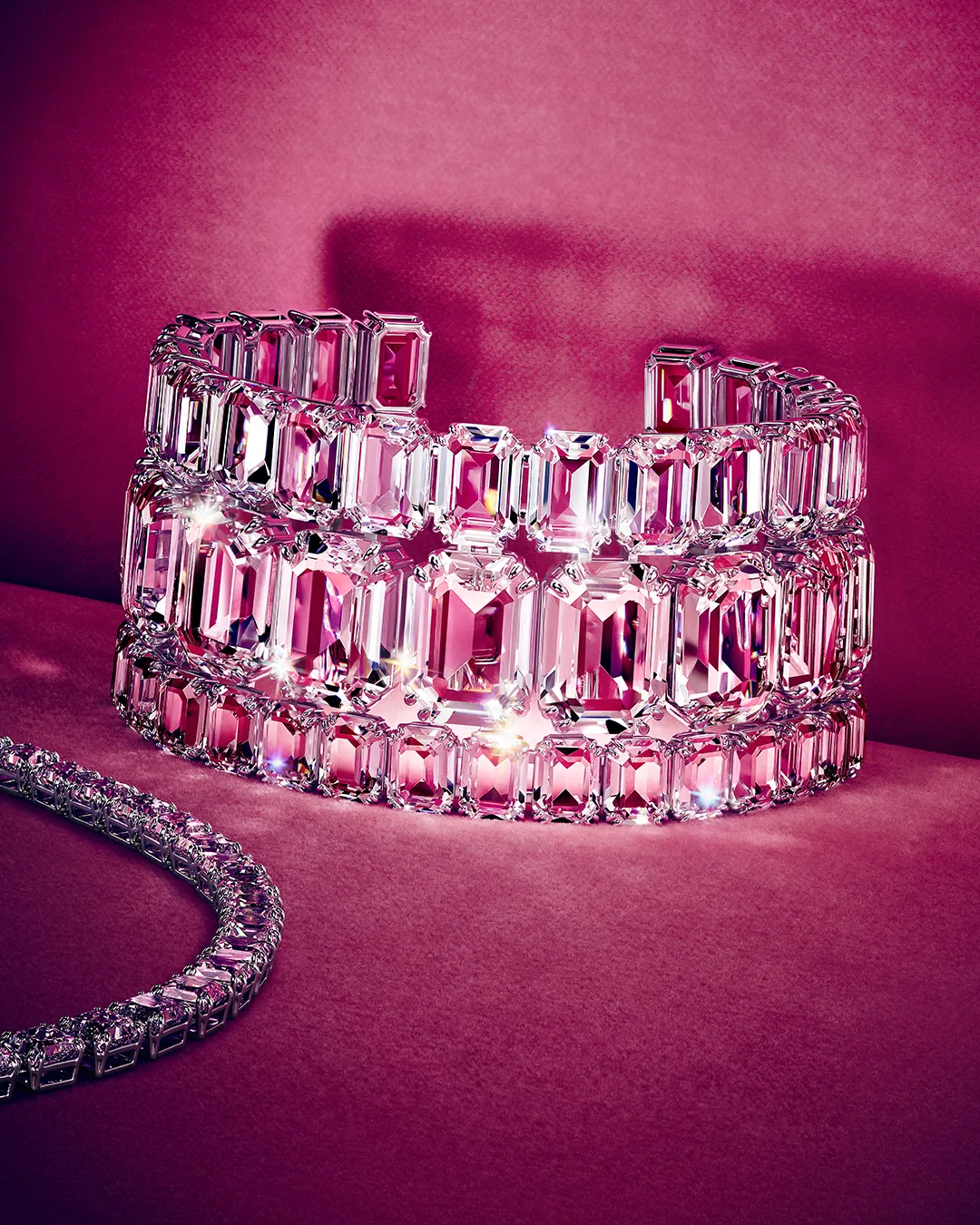 SWAROVSKI Millenia颈链，3万8000元。品牌提供