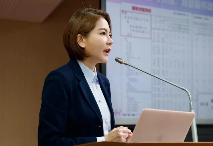 国民党立委陈菁徽。陈菁徽脸书