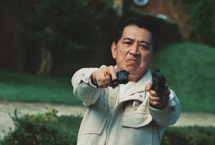 高捷《叫我驅魔男神》化身武打巨星老大。光盛影業提供