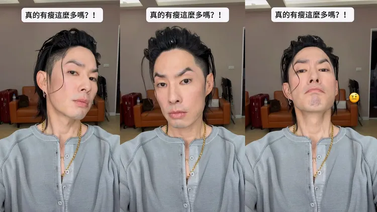 吳建豪拍片否認暴瘦。翻攝吳建豪微博