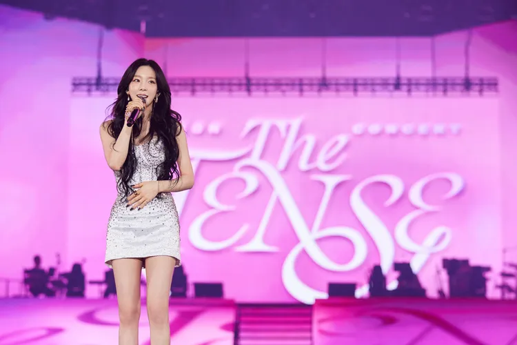 太妍是首位開箱台北大巨蛋的外國藝人。遠雄創藝提供