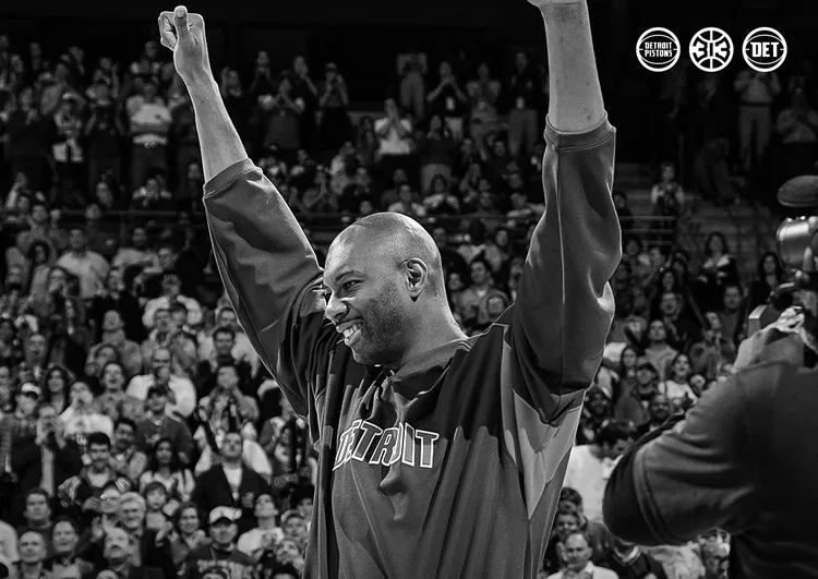 坎貝爾享年僅57歲。 翻攝Pistons X