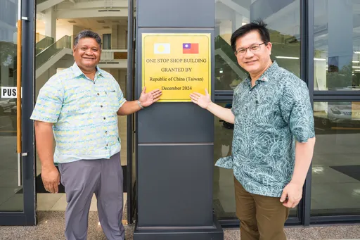 與惠恕仁走訪帛琉！林佳龍：全力支持辦太平洋島國論壇