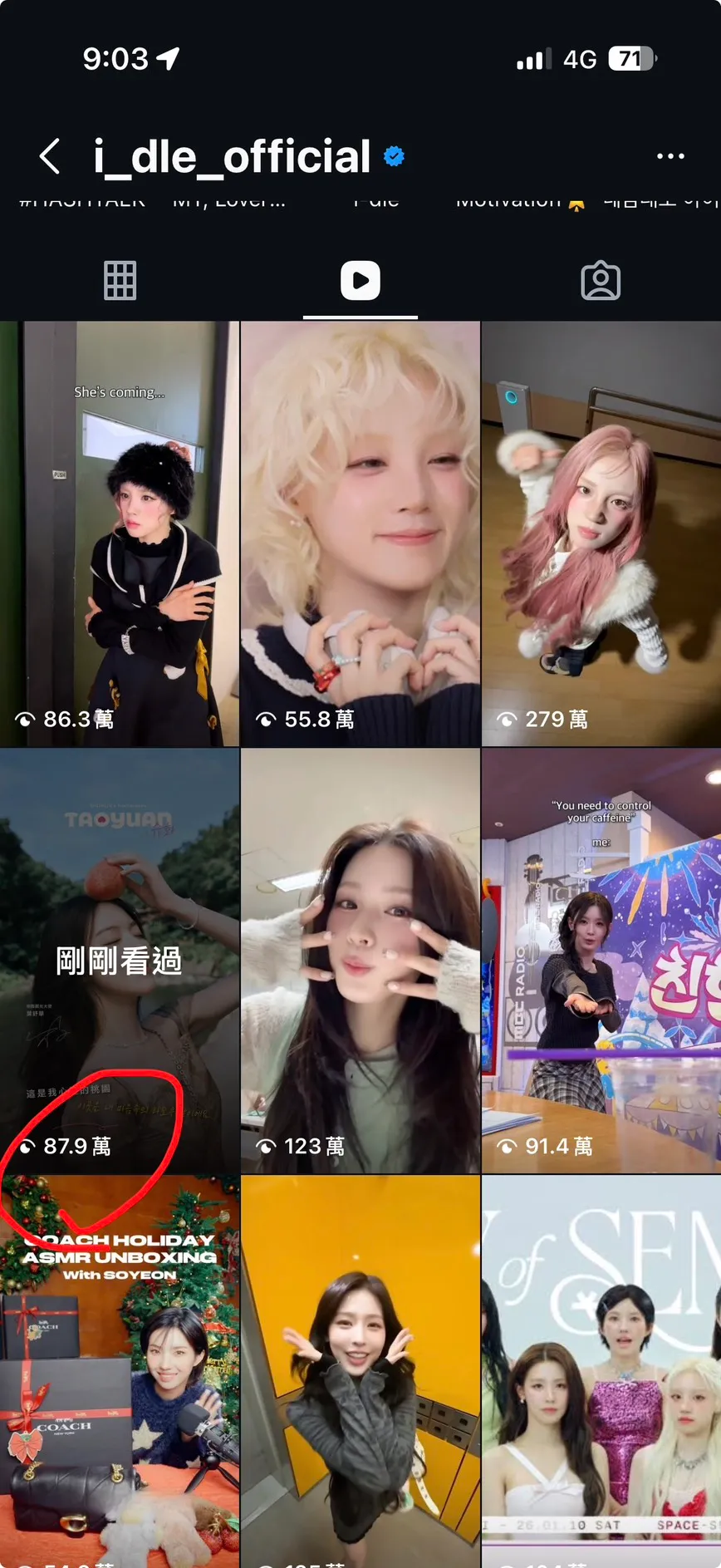 桃园市府表示，舒华影片同时间上架多个频道，IG来就有87万次观看。