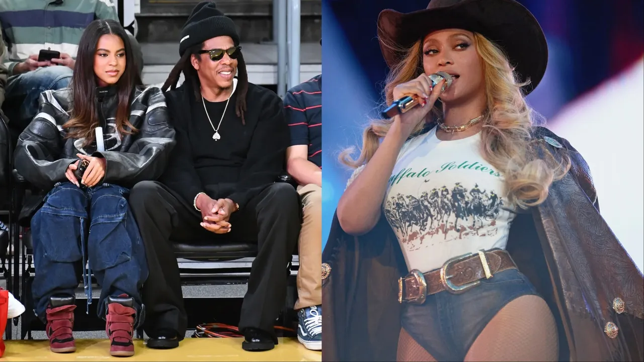 碧昂絲13歲愛女Blue Ivy（左圖左）承襲天后媽媽的時尚風格。左圖品牌提供、右圖翻攝碧昂絲IG