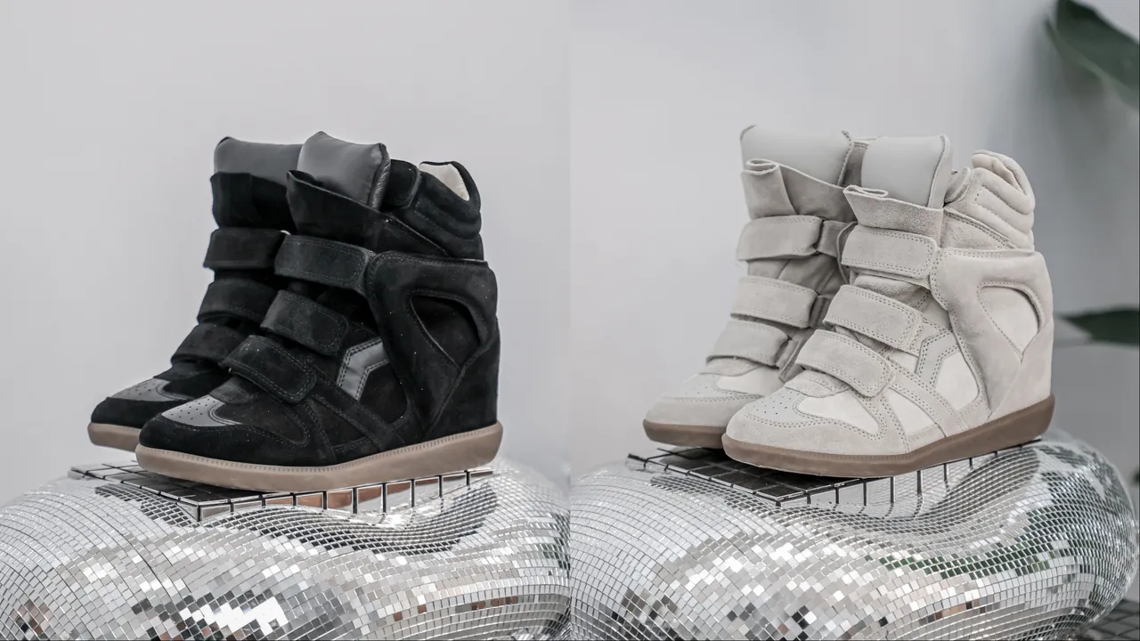 Isabel Marant BEKETT内增高球鞋，各2万8300元。品牌提供